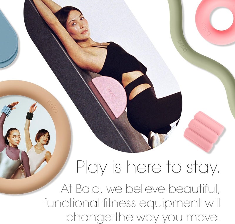 Balance Blocks 2 Pack, Yoga Blocks for Working Out, (Sand) - Semi-Circular Yoga Accessories for Stretching & Exercise - Yoga Equipment for Home Workout - Yoga Block Essentials for Women & Men - Image 5